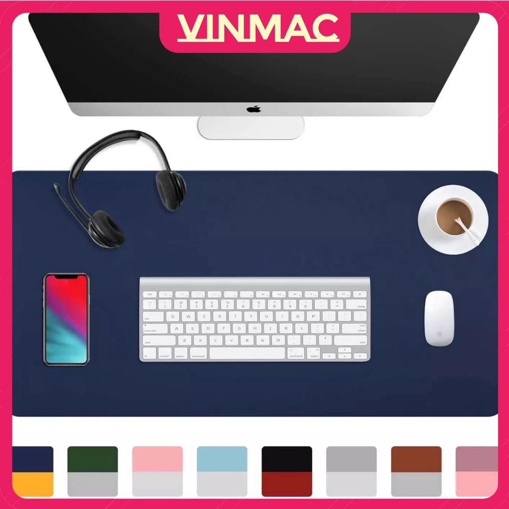 Miếng Lót Bàn Làm Việc DeskPad Da Size Lớn 120x50, 100x50 Kiêm Miếng Lót Chuột Máy Tính Cỡ Lớn Chống Nước Cao Cấp