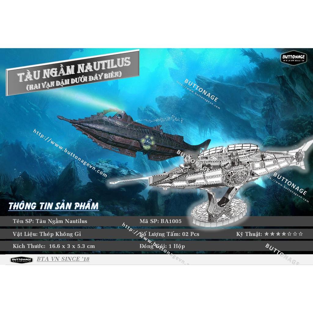 Mô Hình Lắp Ráp 3d Tàu Ngầm Nautilus