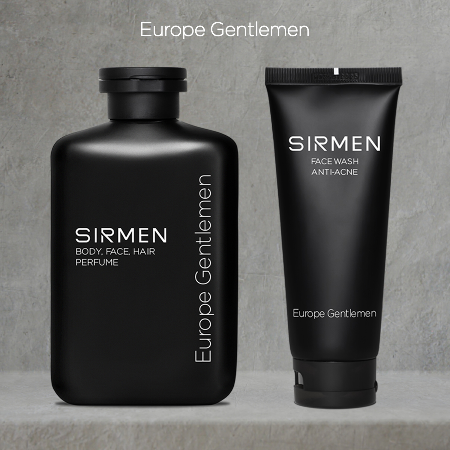 [Combo Napoli Europe] Sữa tắm 350g &amp; Sữa rửa mặt 100g hương nước hoa châu Âu SIRMEN Europe Gentlemen cao cấp chiết xuất tự nhiên