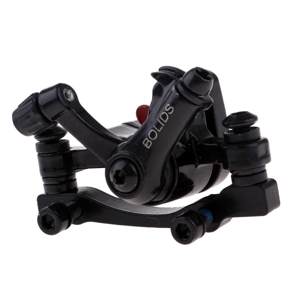 Durable Black Aluminum Alloy Bike Front Disc Brake Caliper For MTB