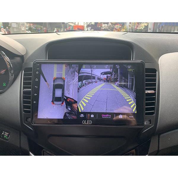 Màn hình liền camera 360 Oled C1S RAM 2G ROM 32G lắp sim 4G trực tiếp, thu phát wifi giúp lái xe an toàn chủ động -