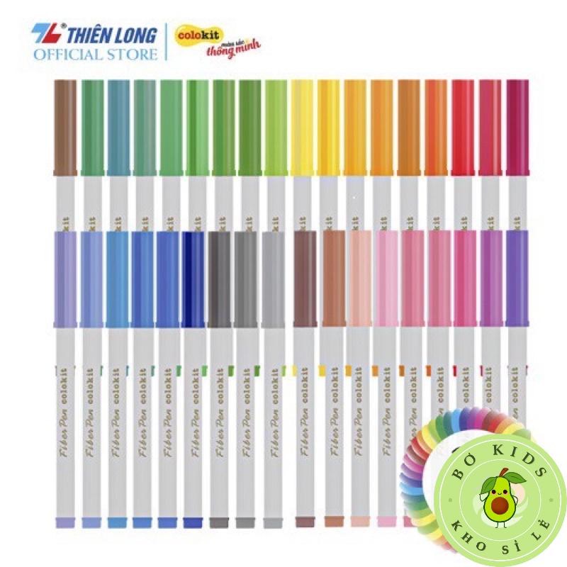 Bút Lông Màu Fiber Pen Thiên Long (SWM-C006) - 36 màu phiên bản mới rửa được bokisd.store blogtamsu hbq