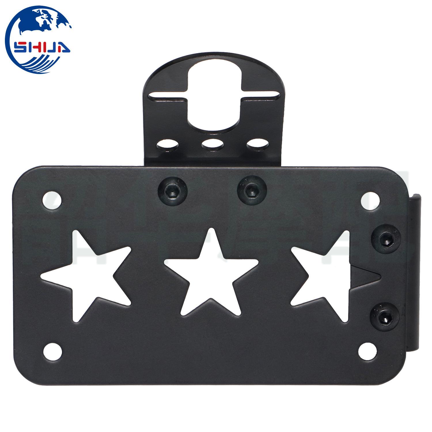 Phụ kiện sửa đổi xe máy khuyến mại Harley retro khung biển số bên hướng đuôi ánh sáng giá đỡ biển số xe đuôi biển số khung