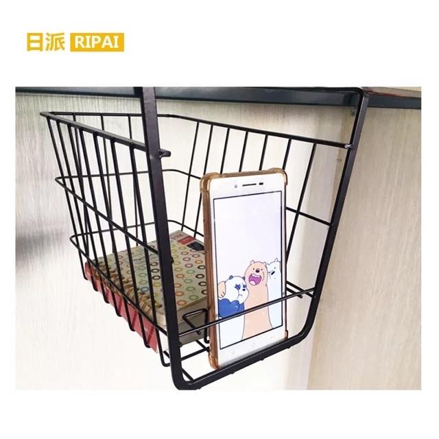 Giá kệ cài tủ bếp cài bàn i nốc sơn tĩnh điện màu đen cao cấp