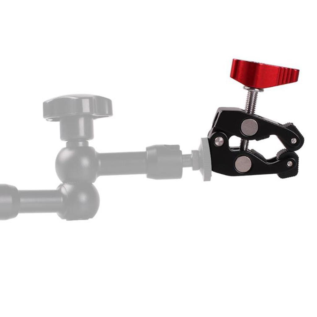 Ball Head Clamp Arm w/ 1/4"-20 Thread for Camera Monitor