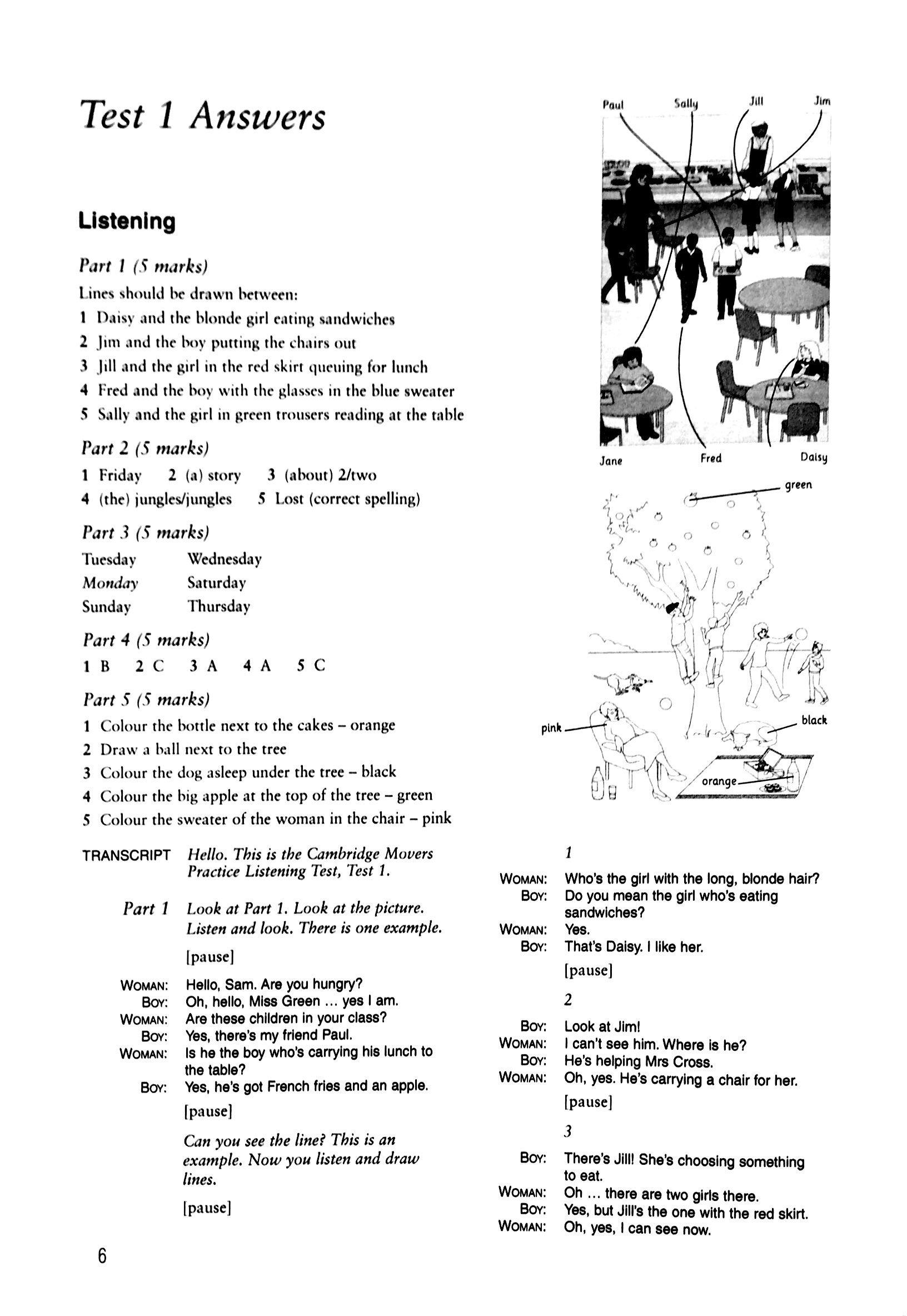Sách ngoại văn: Cambridge Young Learners English Tests Second edition Movers 4 Answer Booklet