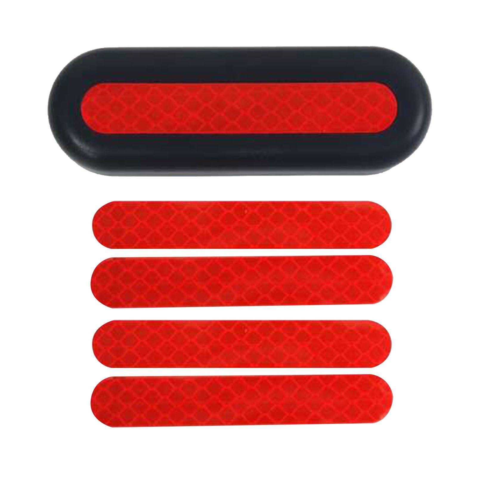 Reflective Sticker Set for Max G30 Electric Scooter Front Rear Wheel Cover Sticker Replacement