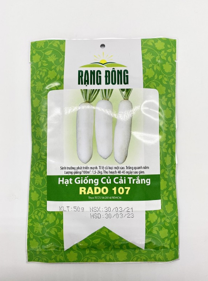 Hạt giống củ cải trắng Rạng Đông HGCRD107