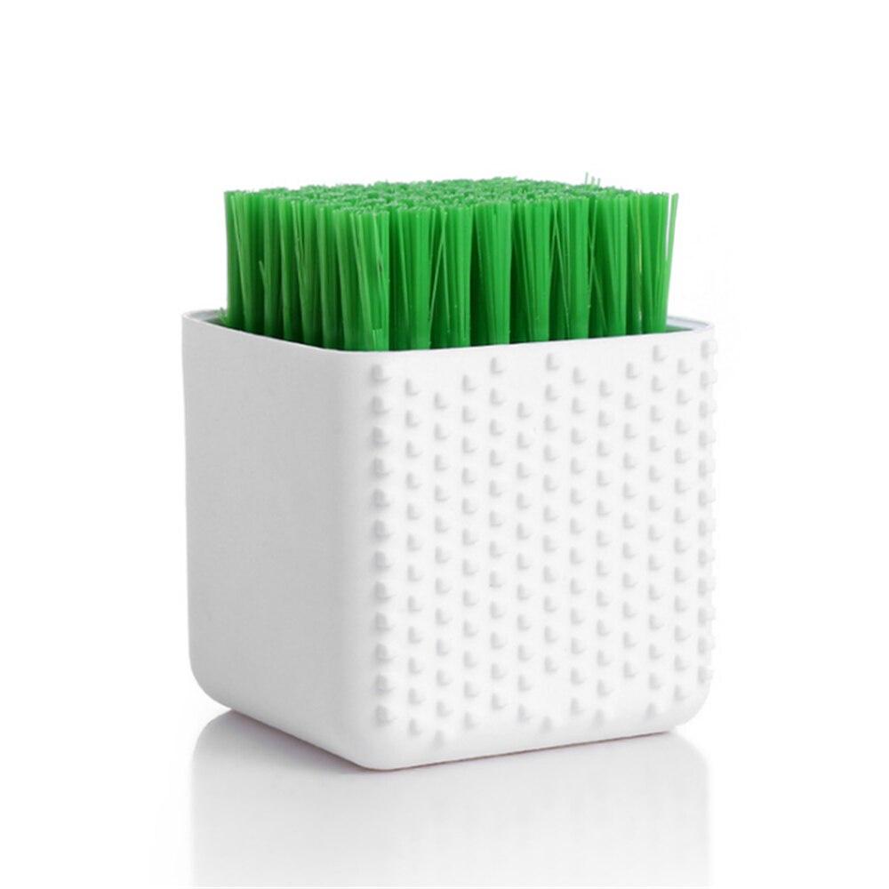 Bàn chải giặt đa chức năng chất liệu silicone mềm mại làm sạch giày Bàn chải đồ lót quần áo.