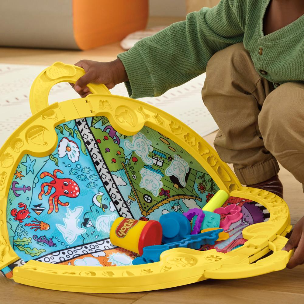 Đồ Chơi Bột Nặn Thảm Chơi Gắp Gọn Playdoh F9143