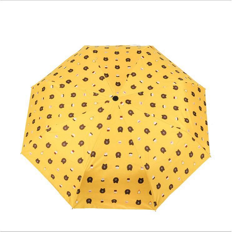 Dù Xếp Gọn Hình Gấu BROW Dễ Thương