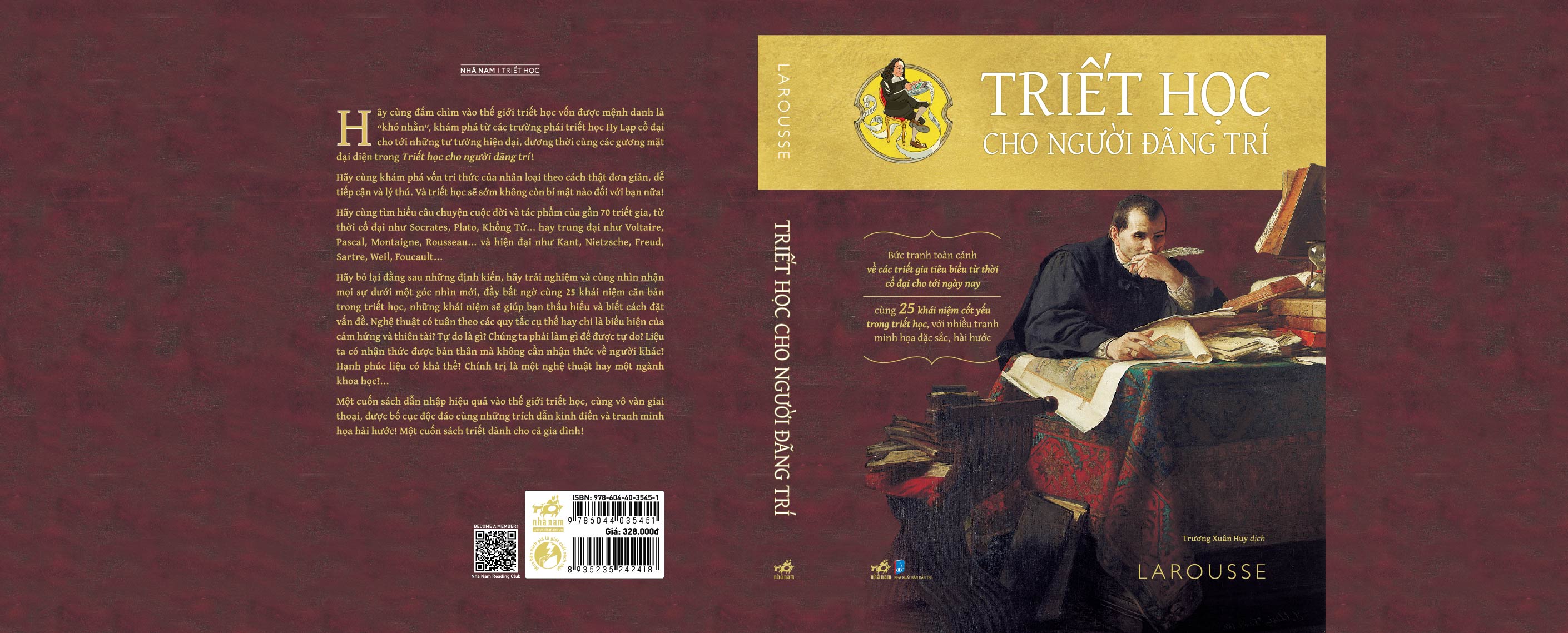 Sách - Triết học cho người đãng trí (Larousse) (Nhã Nam Official)