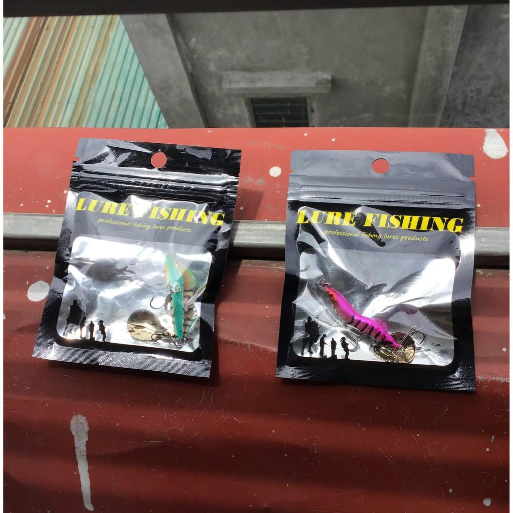 Mồi giả cá lóc có thìa và lưỡi ba tiêu