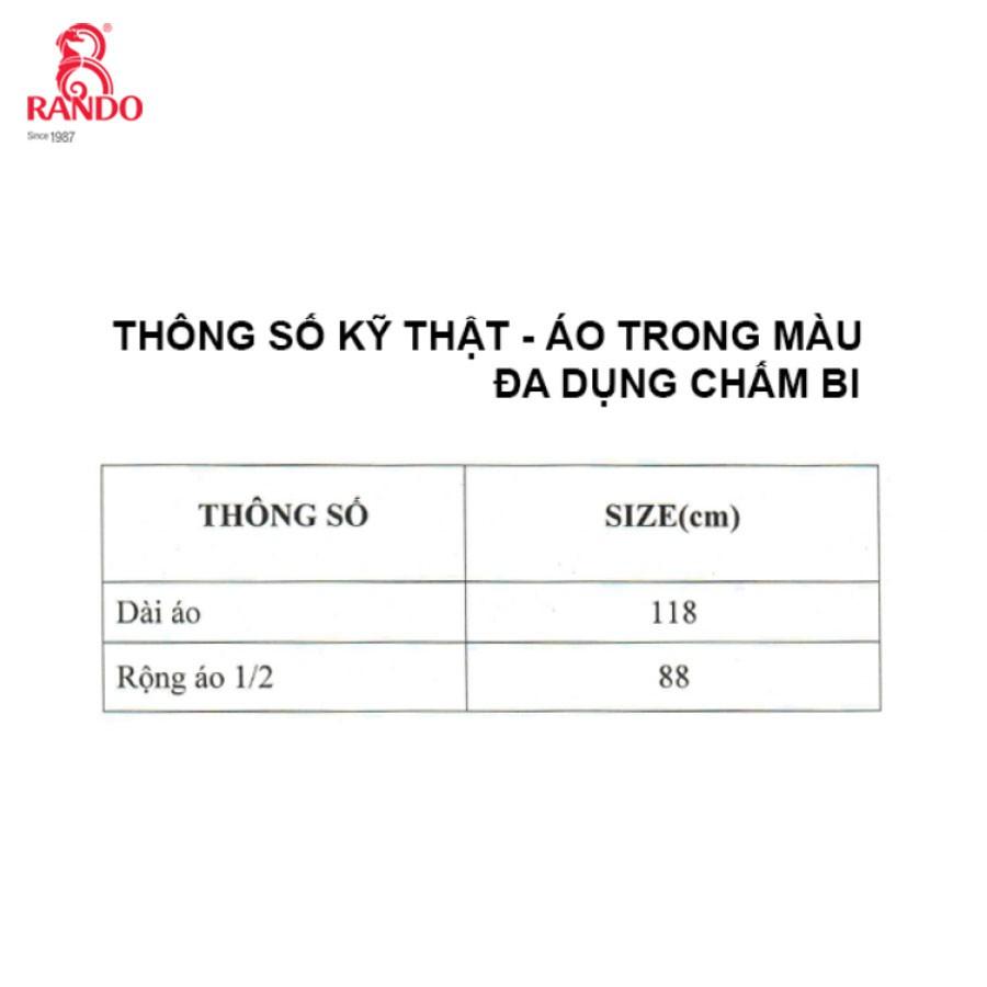 Áo Mưa Siêu Nhẹ Đa Dụng Chấm Bi, RANDO Chính Hãng, 1 Người Trùm Bít Sườn, Tiện Lợi Đi Du Lịch, Không Thấm Nước