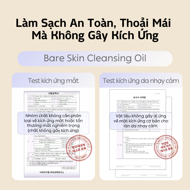 Dầu tẩy trang làm sạch da mặt 4B:Face Bare Skin Cleansing Oil 200ml 4bface