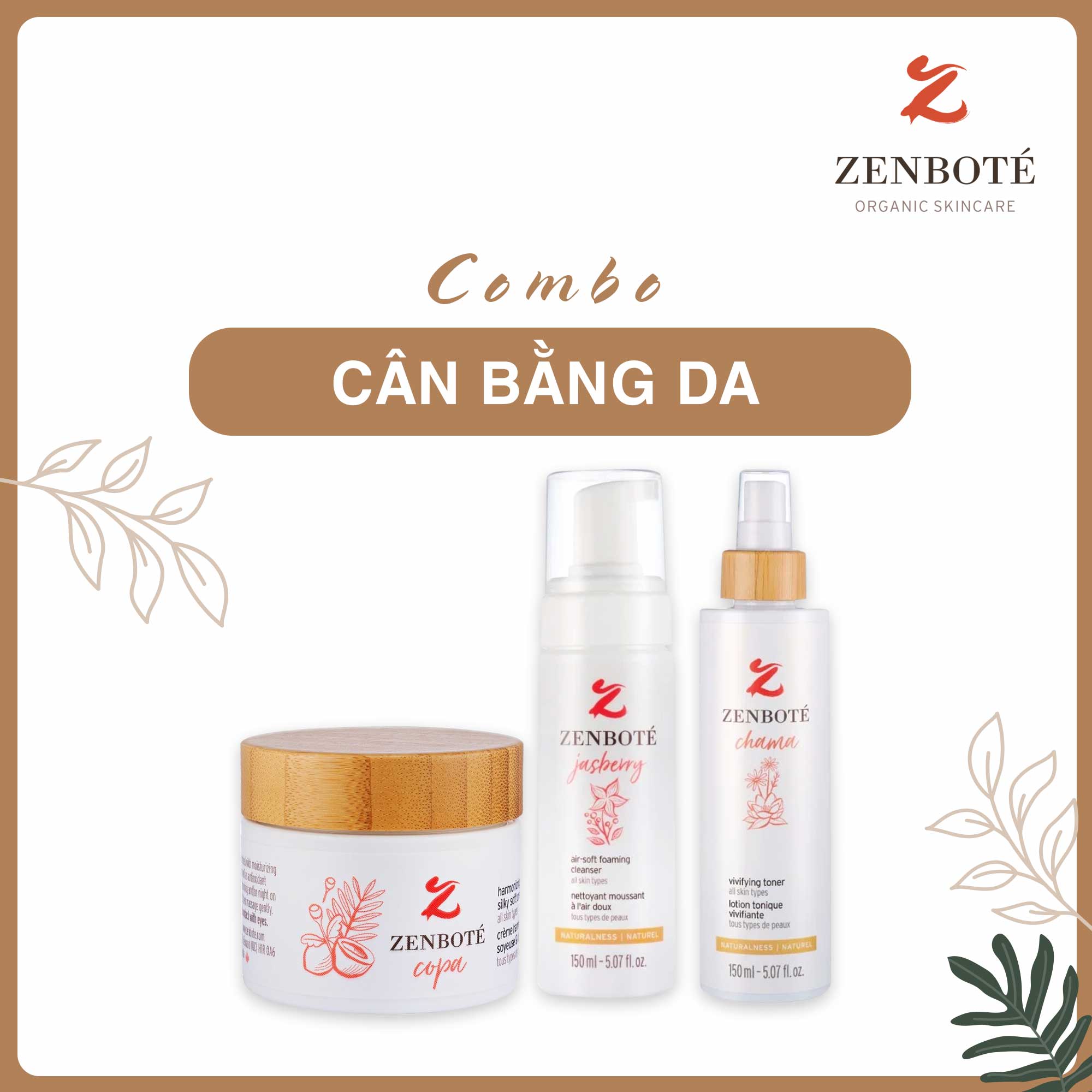 Combo Cân bằng da