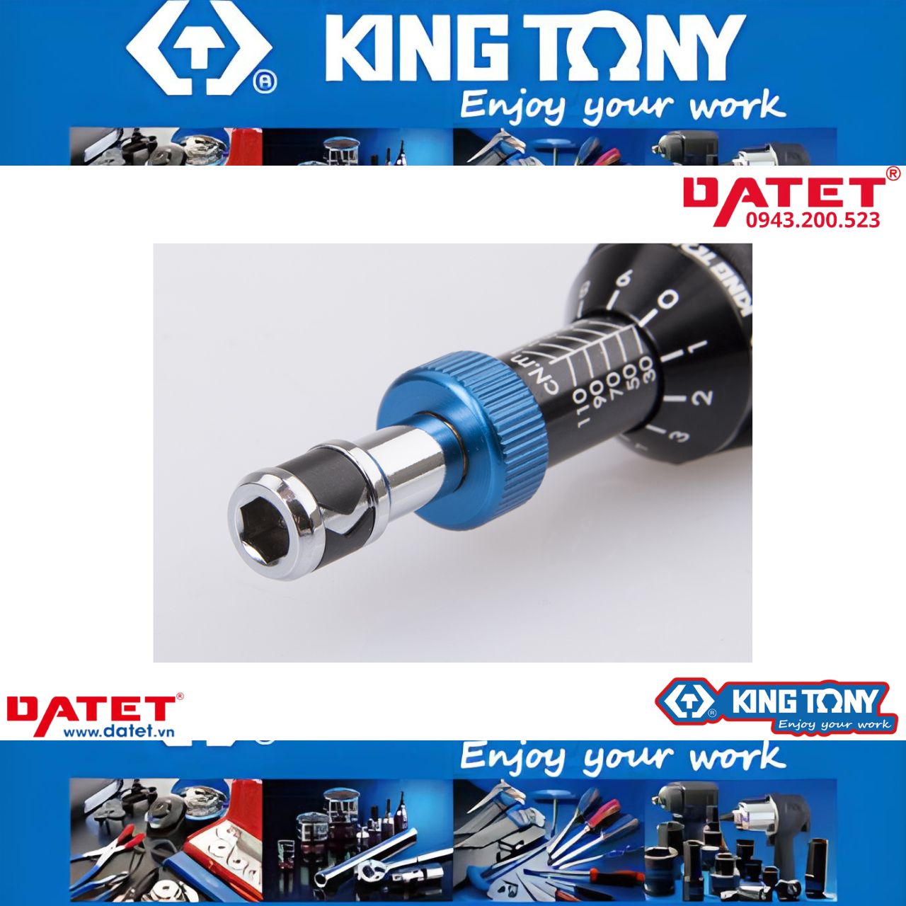 Tua vít lực 1/4&quot; Kingtony 34111-1EG (Bảo hành 12 tháng)