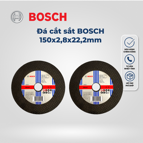 Đá cắt sắt BOSCH (150X2.5X22.2MM) 2608600854