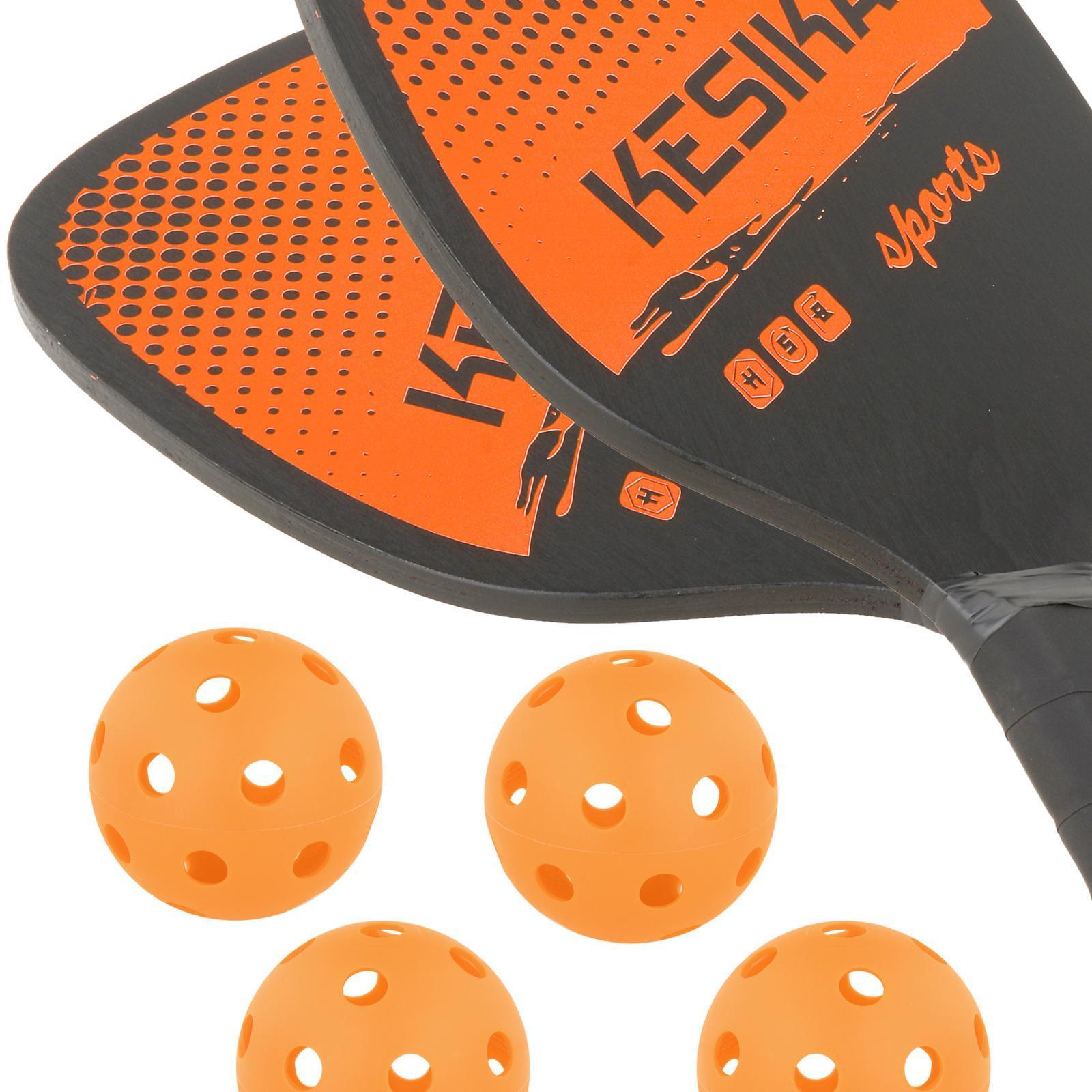 2-3pack Professional Pickleball Paddles Comfort Grip with Bag 4 Balls Racquet