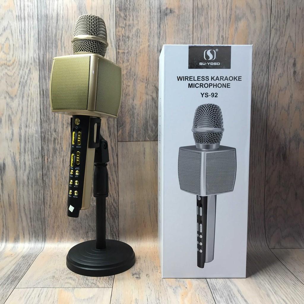 Mic hát karaoke cao cấp ys92, âm thanh vang hát hay, đỉnh cao nhất trong các dòng mic hát cầm tay phukienhuonganh