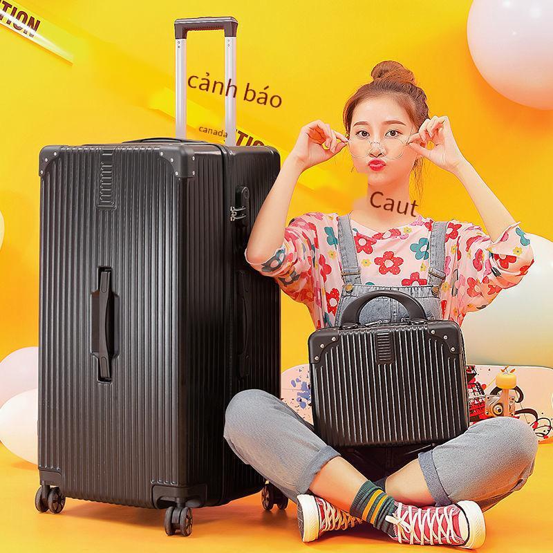Giao hàng nhanh vali lưới màu đỏ nam 32 inch sức chứa lớn sinh viên đại học hợp thời trang xe đẩy du lịch 28 inch trường hợp hộp mật khẩu vali nữ 26 inch