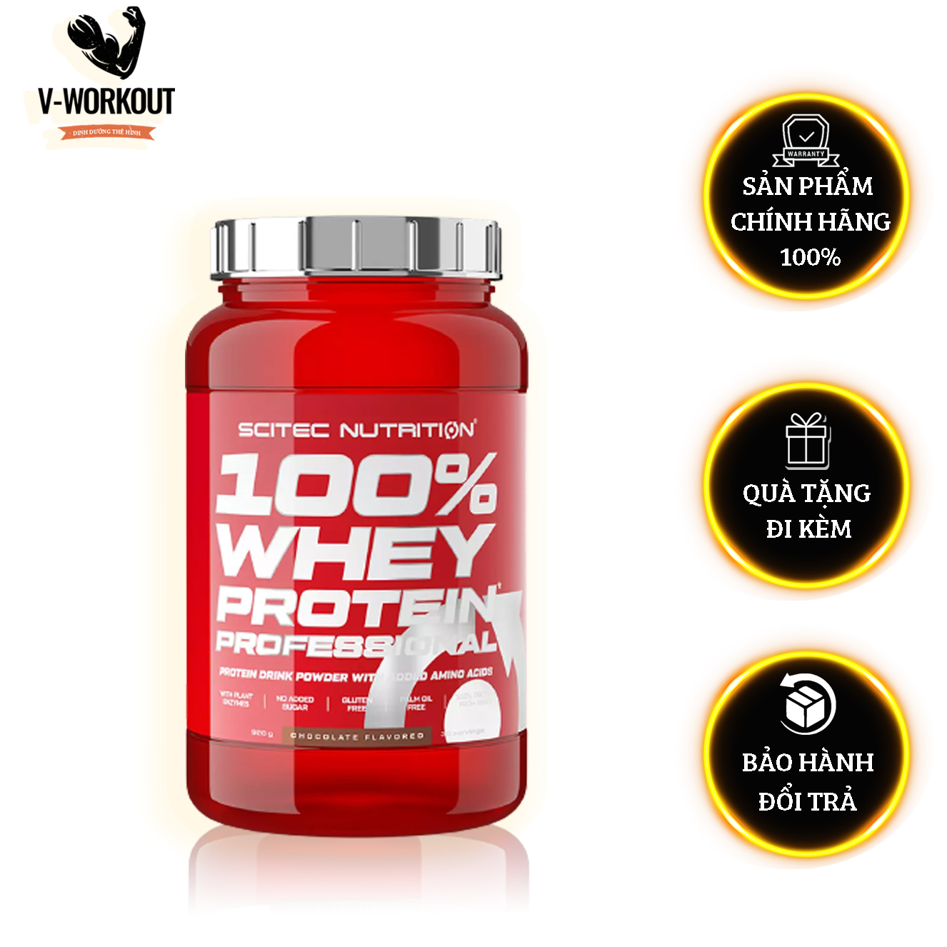 100% WHEY PROTEIN PROFESSIONAL 920G CHOCOLATE HAZELNUT