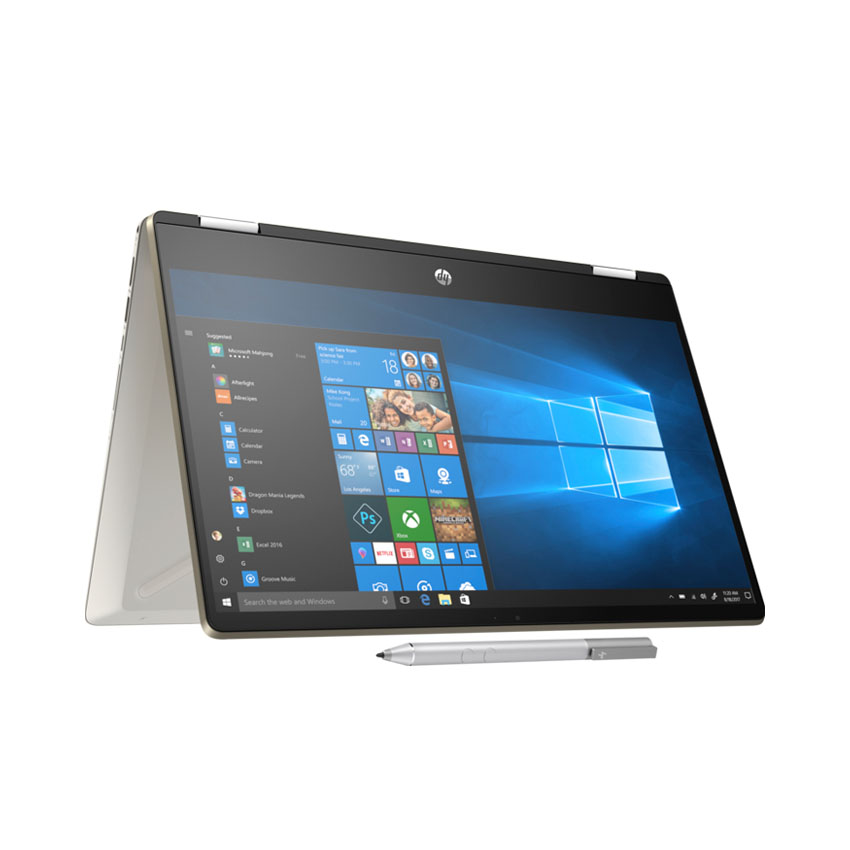 Laptop HP Pavilion x360 14-dw1018TU i5-1135G7/8GD4/512GSSD/14.0FHDT/PEN/FP/WL/BT/3C/VÀNG/W10SL/OFFICE_2H3N6PA Hàng chính hãng