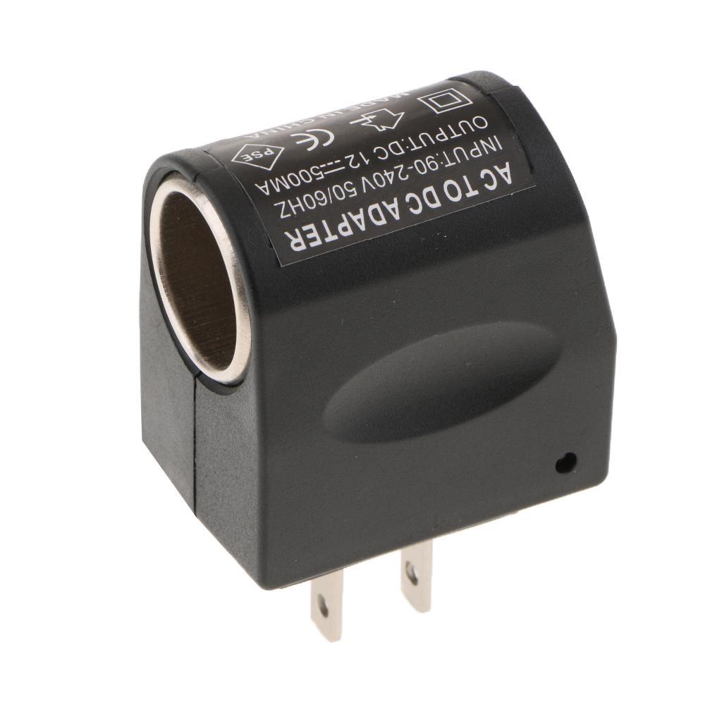 2xCar Adapter Converter 110V-220V AC Wall Power to 12V DC