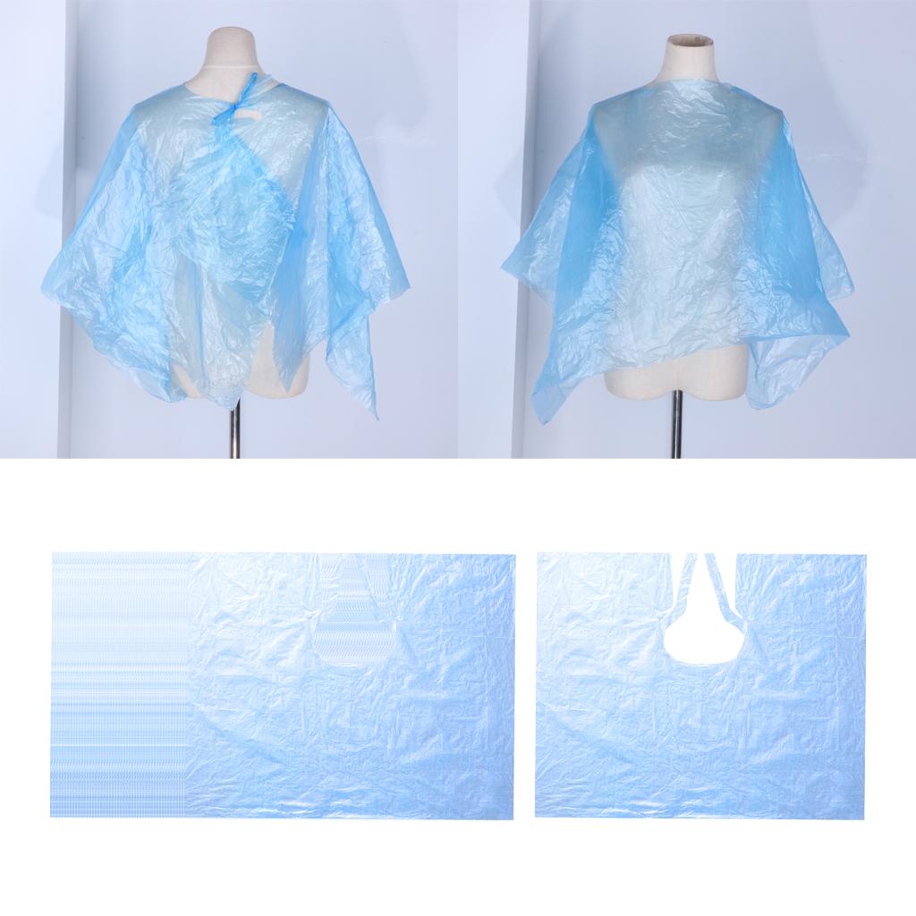 150x Disposable Hair Cutting Cape Gowns Stylist Barber Shop Capes Apron