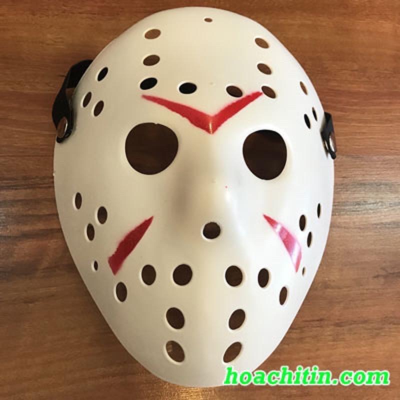 Mặt nạ Jason Voorhees xi vàng xi bạc trắng đen hóa trang halloween