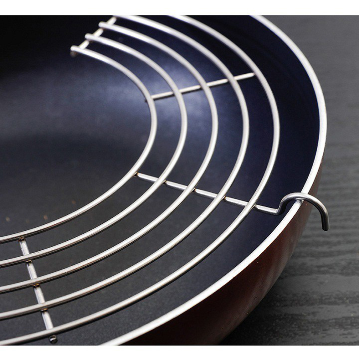 Vỉ Gác Chảo Rán Inox Cao Cấp , VỈ Gác Đồ Chiên Ráo Dầu Tiện Lợi - PucaMart