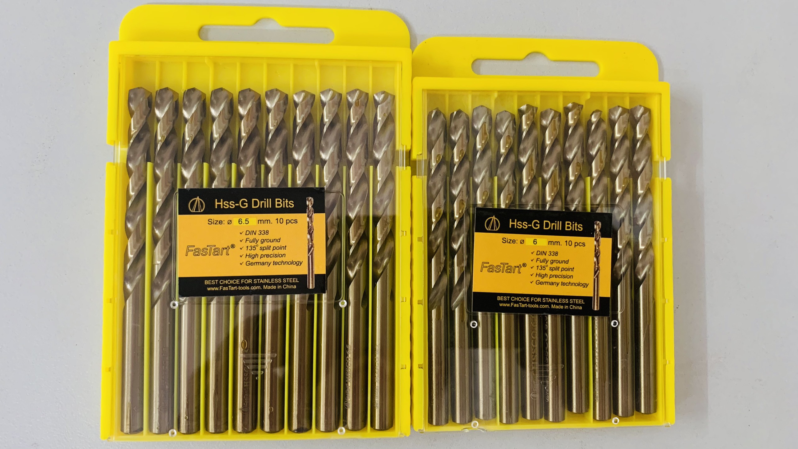 Mũi khoan inox FasTart 5ly, 5.2 ly, 5.5 ly, 6ly, 6.5 ly