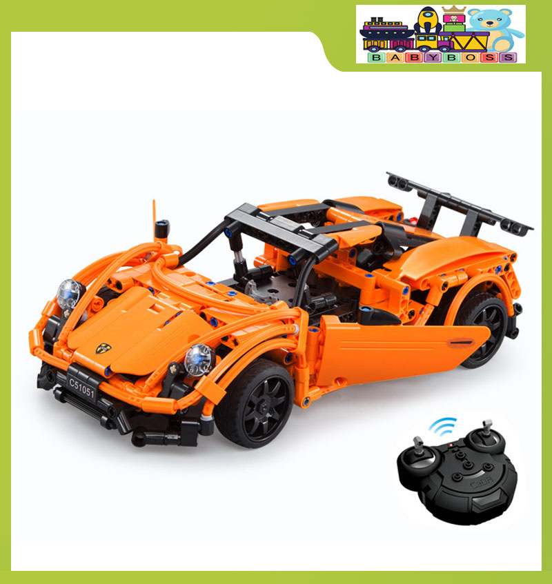 Bộ Đồ Chơi Xếp Hình Điều Khiển Từ Xa BABYBOSS Siêu Xe Porsche 918 Spyder 421 Chi Tiết - Hàng Chính Hãng