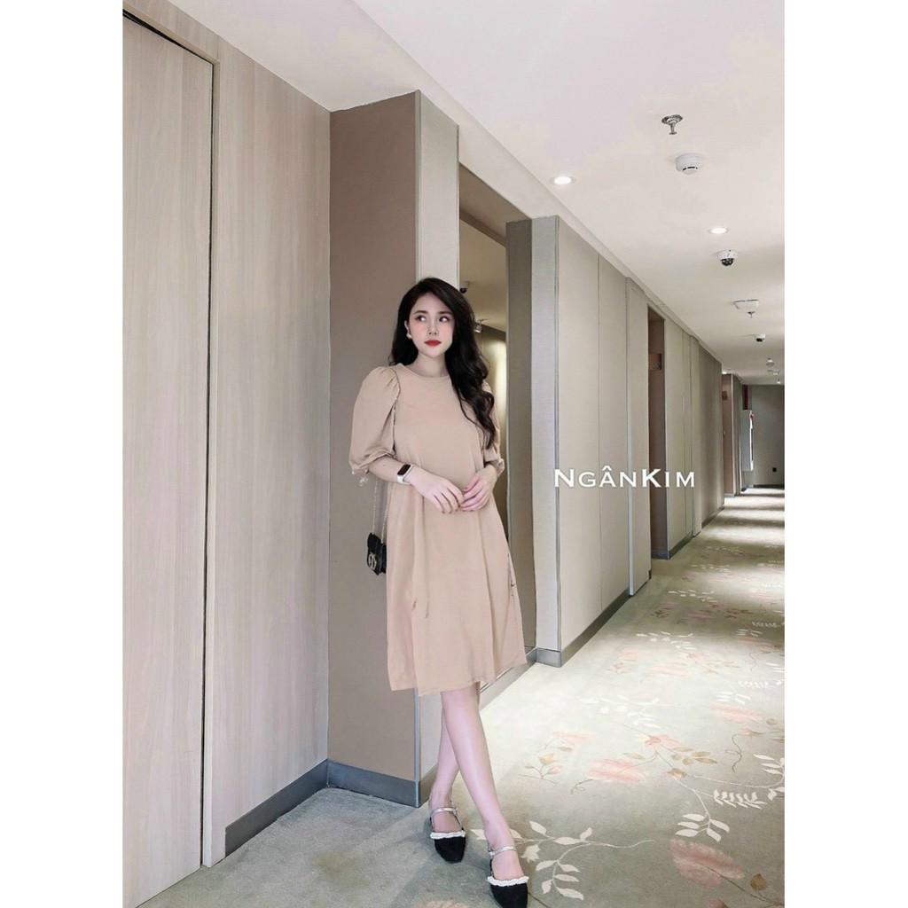 Váy bầu thời trang thiết kế lững tay chất mềm mùa hè freesize từ 45 đến 70k