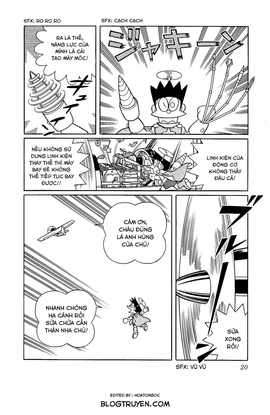 doraemon - nobita và những hiệp sĩ không gian chapter 1 23