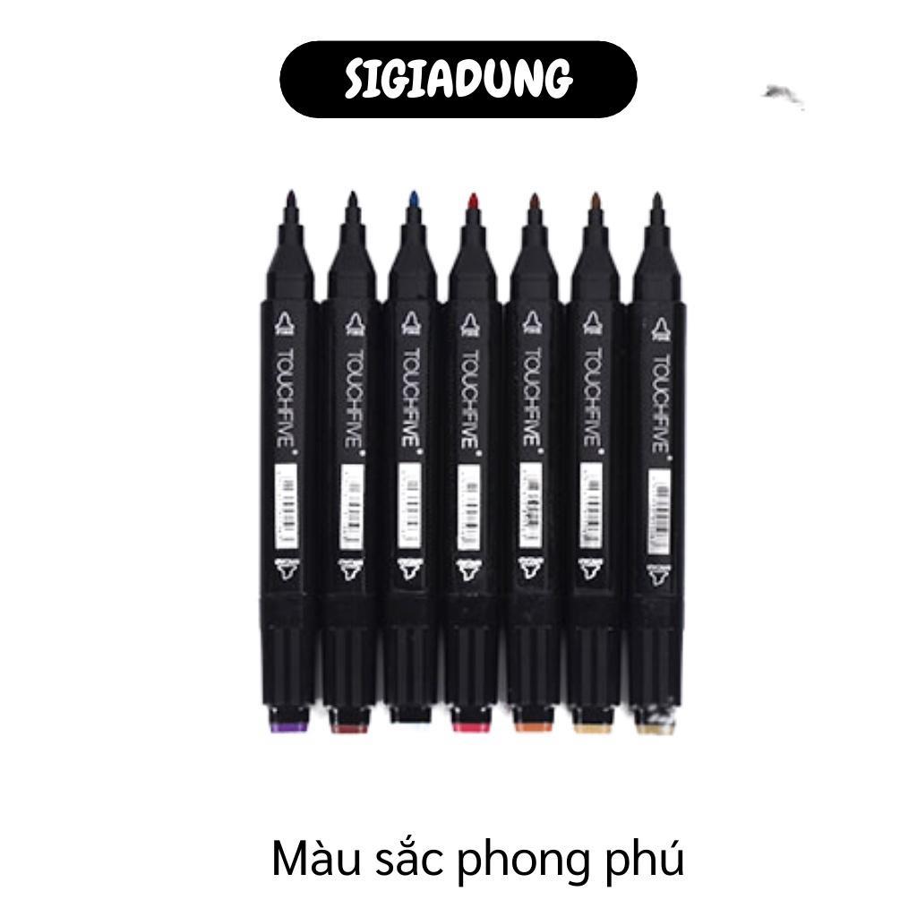 Bút Màu Lông - Combo 30 Bút Màu Dạ 2 Đầu Touch Coco Chuyên Nghiệp Kèm Túi Vải 8668