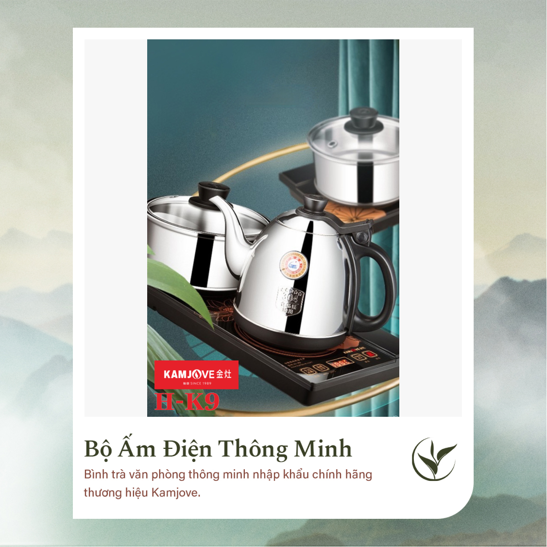 Bộ Ấm Điện Bàn Trà Thông Minh H-K9