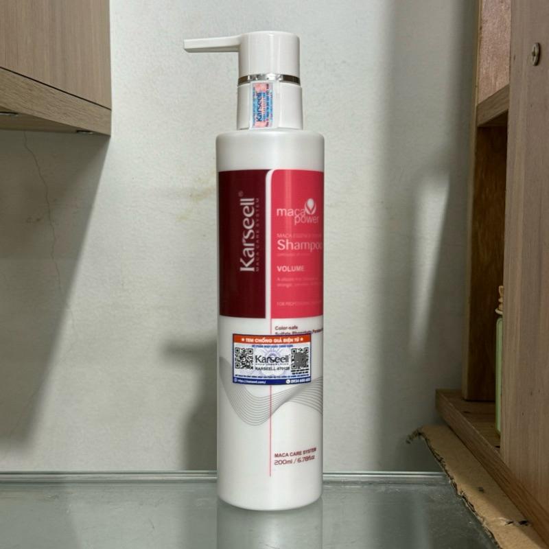 Bộ Dầu Gội Xả KARSEELL Volume Repair Phục Hồi Mềm Mượt Làm Phồng Tóc Cặp Bé 200ML