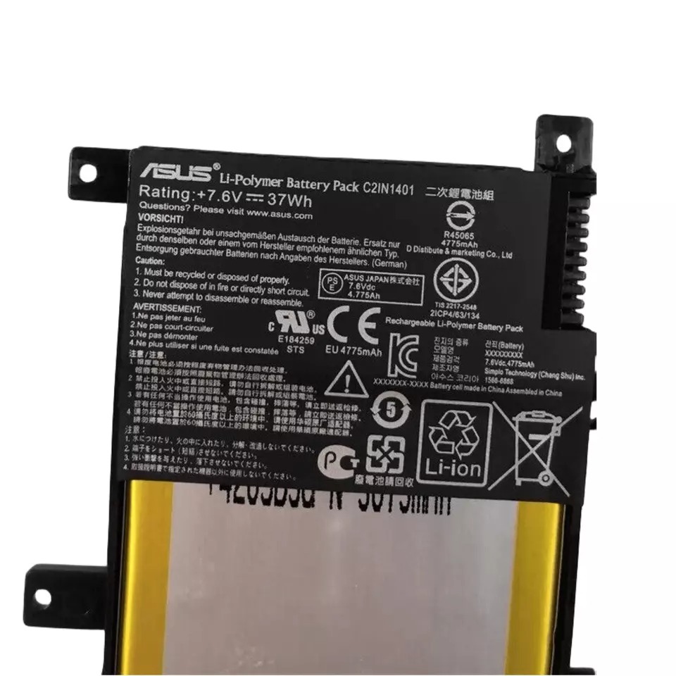 Pin dành cho laptop Asus X555LA, X555LJ, X555LP Z.in hàng chính hãng.