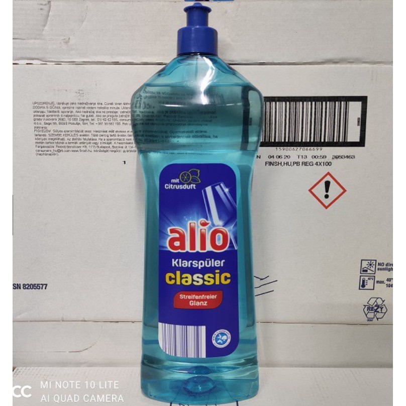 Combo Viên rửa bát Alio 100 viên+Muối Alio 2kg+Bóng Alio 1000ml