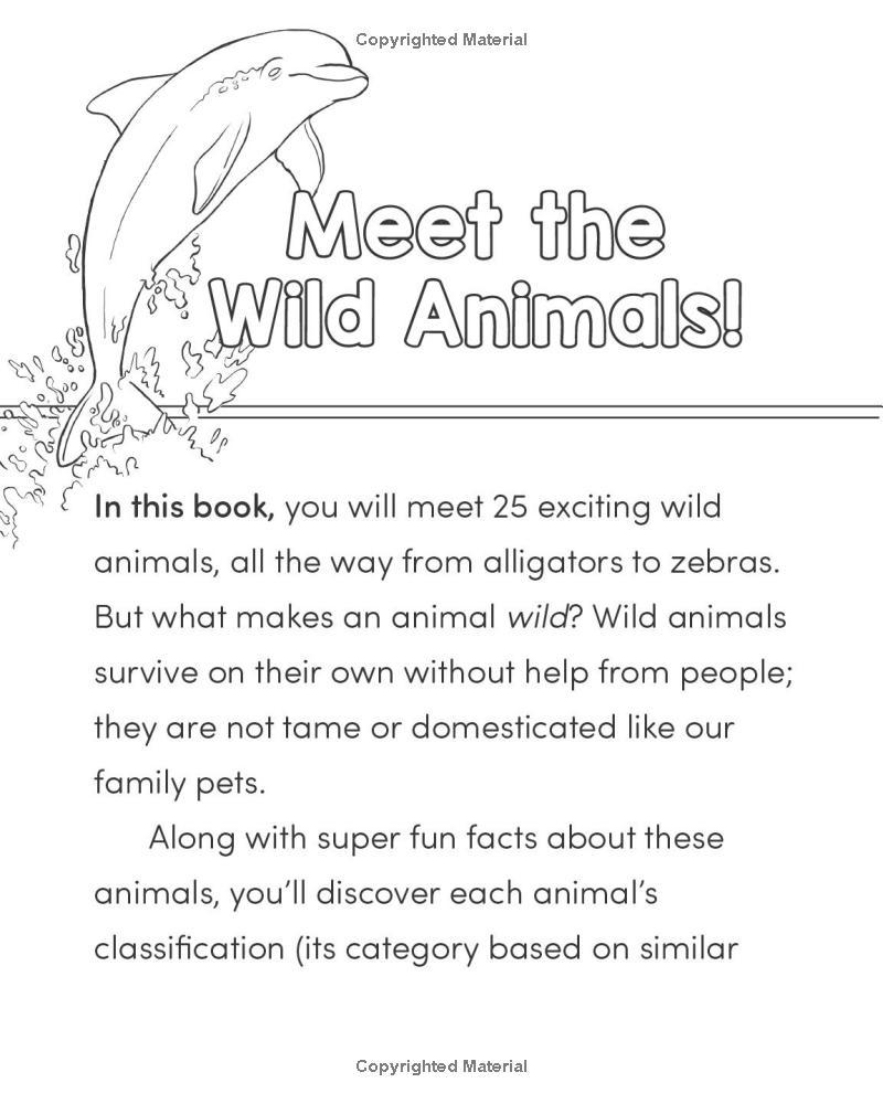 Sách ngoại văn: Wild Animal Book For Kids
