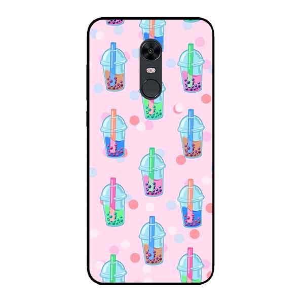 Ốp Lưng in cho Xiaomi Redmi 5 Mẫu Trà Sữa Đa Sắc - Hàng Chính Hãng