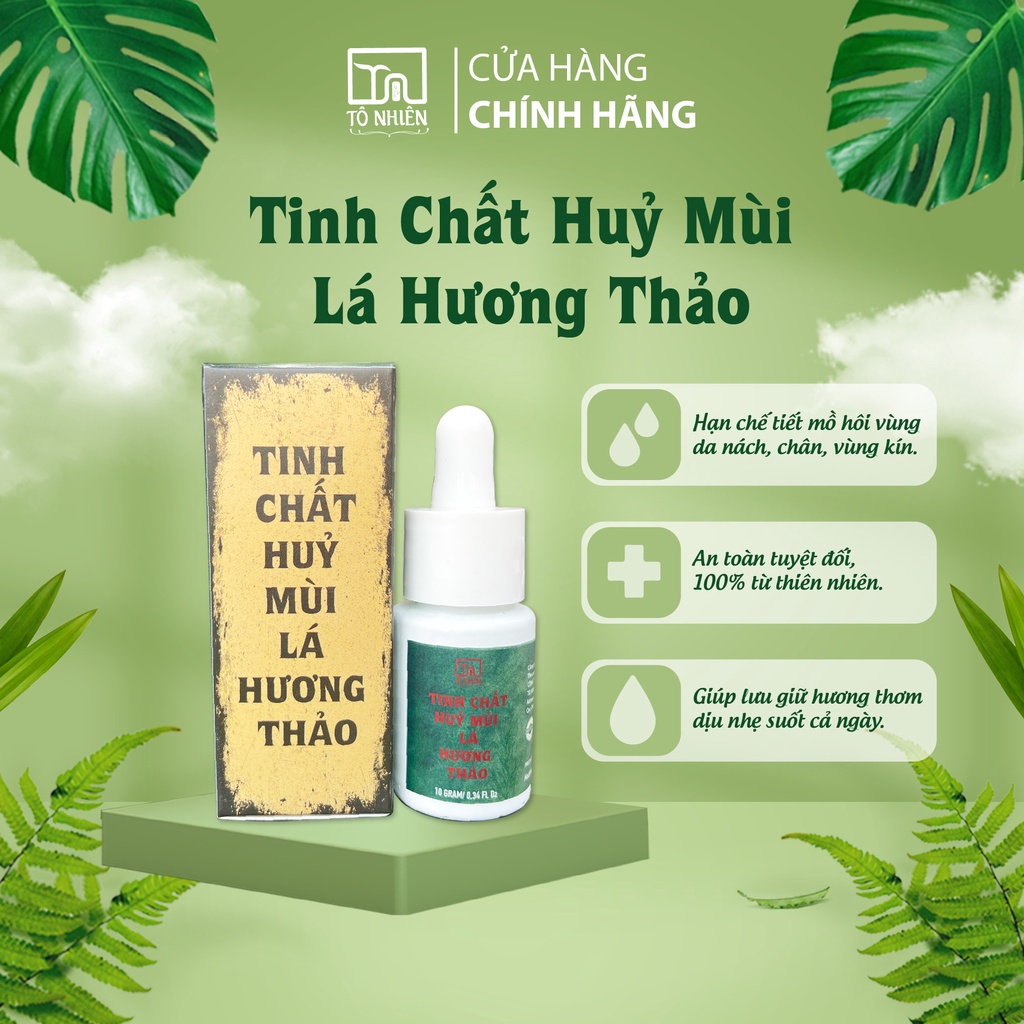 Serum hôi nách Tô Nhiên 10g tác dụng triệt hôi nách, hôi chân, mồ hôi tay chân vĩnh viễn