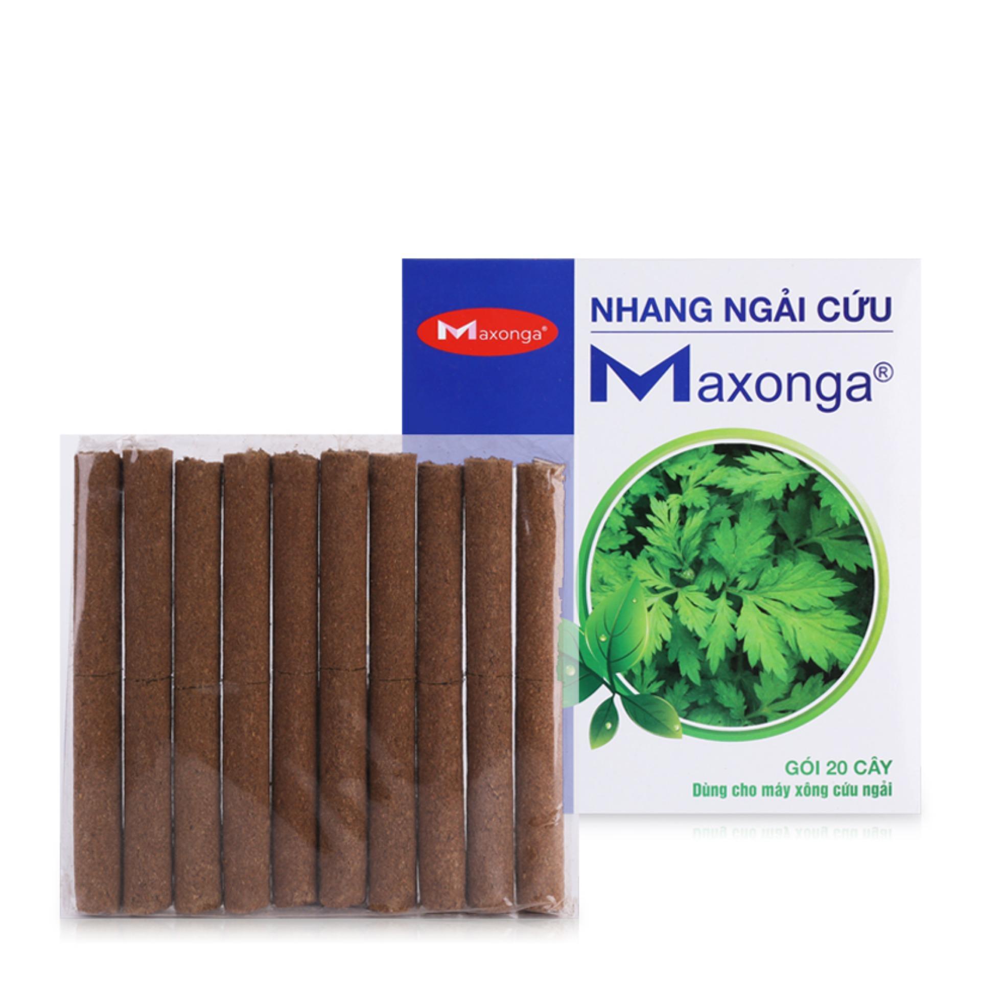 Nhang Ngải Cứu Maxoga bộ 3 hộp (10 cây - 20 Điếu) Dùng Cho Máy Cứu Ngải