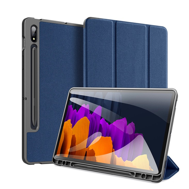 Bao da chống sốc cho Samsung Galaxy Tab S7 T870/ T875 thương hiệu DUX DUCIS Domo Series cao cấp - Hàng nhập khẩu.