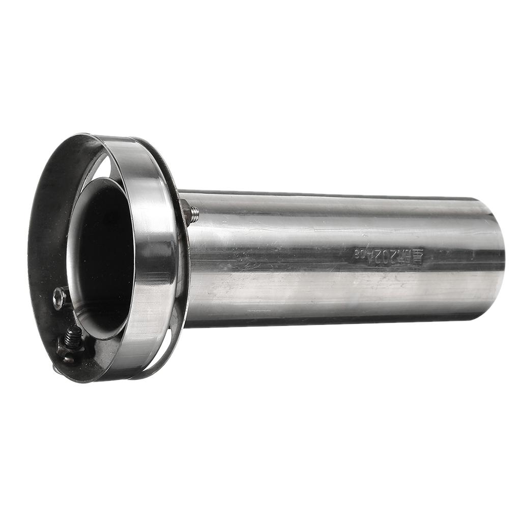 Insert Removable Stainless Steel Round Exhaust Tip Silencer Muffler 3.5 inch/4 inch/ 4.5 inch