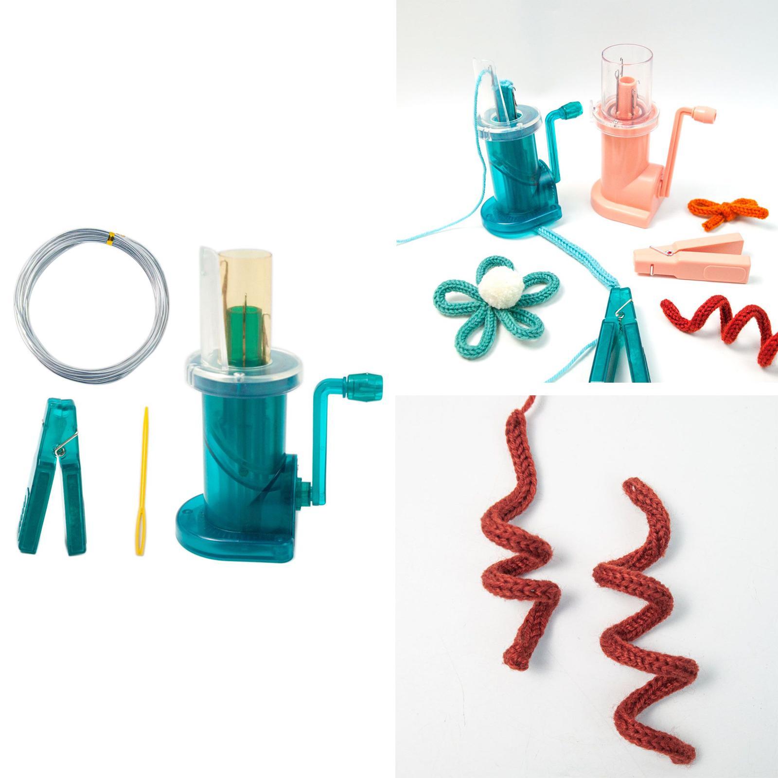 Hand Knitting Machine DIY Easy  Knitting Tool for Scarves Bracelets DIY Crafts