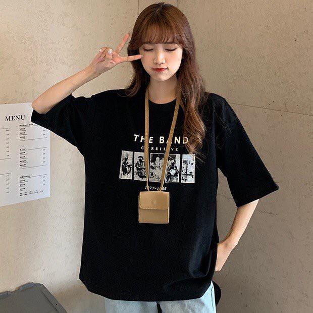 Áo thun tay lỡ form rộng unisex - Áo phông nam nữ oversize - T shirt the band