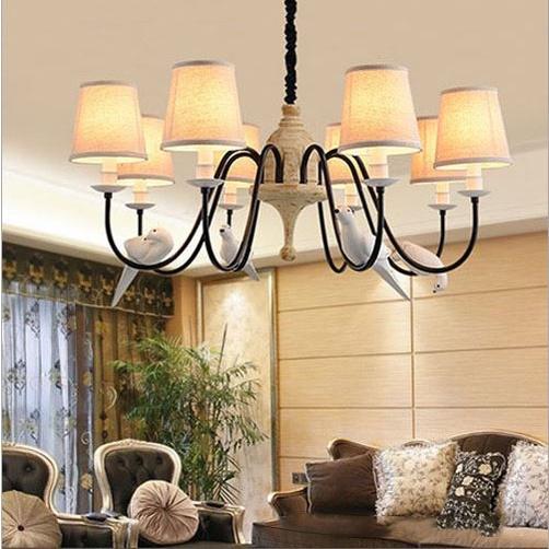 Đèn chùm KARSE 8 tay hiện đại, cao cấp trang trí nhà cửa sang trọng, đẳng cấp .