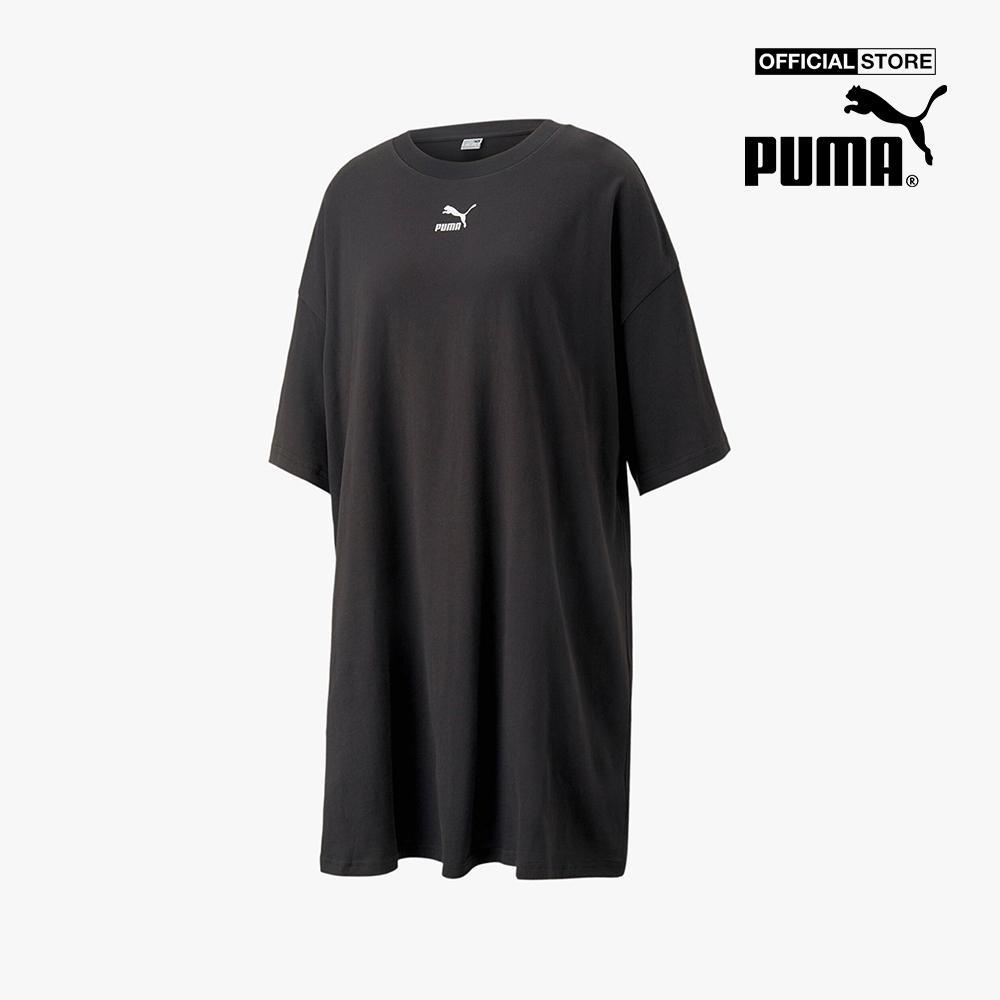 PUMA - Đầm mini ngắn tay phom suông Classics Tee538053-0